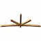 Ekena Millwork Alberta Rough Sawn Timber Gable Bracket, Western Red Cedar, 108"W x 45"H x 4"D x 4"F, 10/12 Pitch GBW108X45X0404ALB00RWR - alternate 4